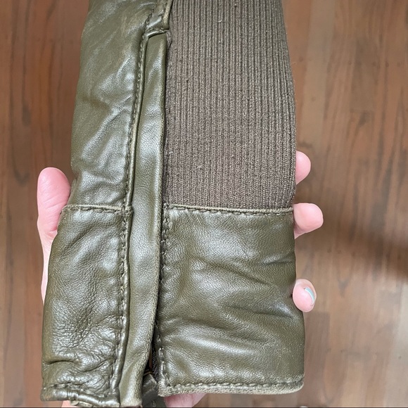 MICHAEL Michael Kors Faux Leather Bomber Jacket - Picture 3 of 10